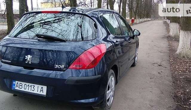 Синий Пежо 308, объемом двигателя 1.6 л и пробегом 147 тыс. км за 5600 $, фото 2 на Automoto.ua