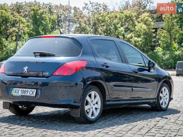 Синий Пежо 308, объемом двигателя 1.6 л и пробегом 135 тыс. км за 7500 $, фото 21 на Automoto.ua