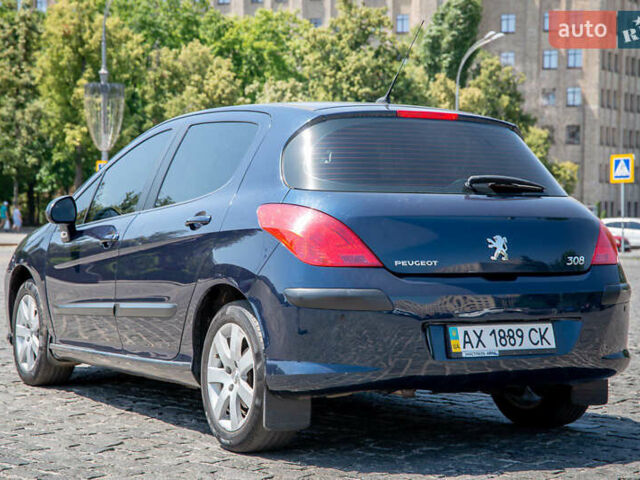 Синий Пежо 308, объемом двигателя 1.6 л и пробегом 135 тыс. км за 7500 $, фото 6 на Automoto.ua