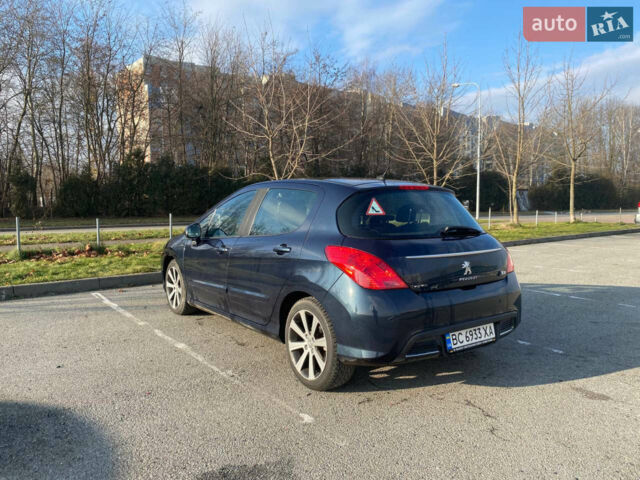 Синий Пежо 308, объемом двигателя 1.6 л и пробегом 159 тыс. км за 8300 $, фото 1 на Automoto.ua