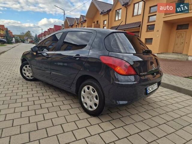 Синий Пежо 308, объемом двигателя 1.56 л и пробегом 240 тыс. км за 3900 $, фото 31 на Automoto.ua