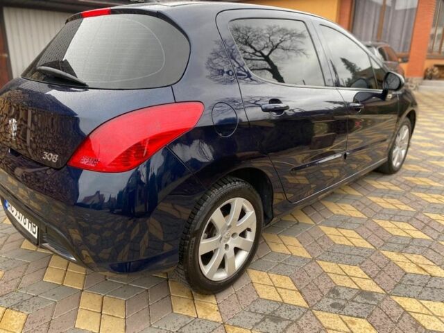 Синий Пежо 308, объемом двигателя 1.6 л и пробегом 112 тыс. км за 6500 $, фото 5 на Automoto.ua