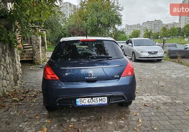 Синий Пежо 308, объемом двигателя 1.6 л и пробегом 181 тыс. км за 5100 $, фото 1 на Automoto.ua