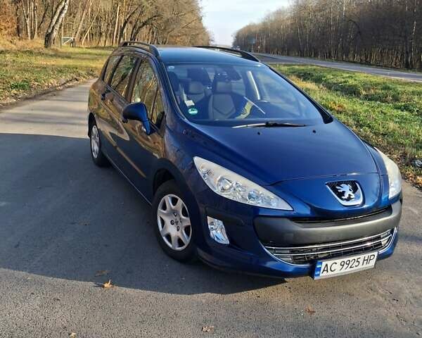 Синий Пежо 308, объемом двигателя 1.6 л и пробегом 165 тыс. км за 6000 $, фото 2 на Automoto.ua