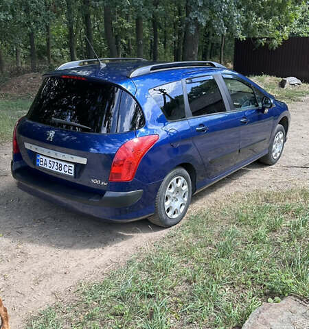 Синий Пежо 308, объемом двигателя 1.6 л и пробегом 231 тыс. км за 5500 $, фото 4 на Automoto.ua