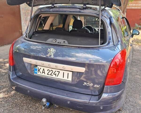 Синій Пежо 308, об'ємом двигуна 1.61 л та пробігом 240 тис. км за 6800 $, фото 12 на Automoto.ua
