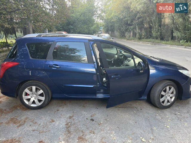 Синий Пежо 308, объемом двигателя 1.6 л и пробегом 239 тыс. км за 5000 $, фото 14 на Automoto.ua