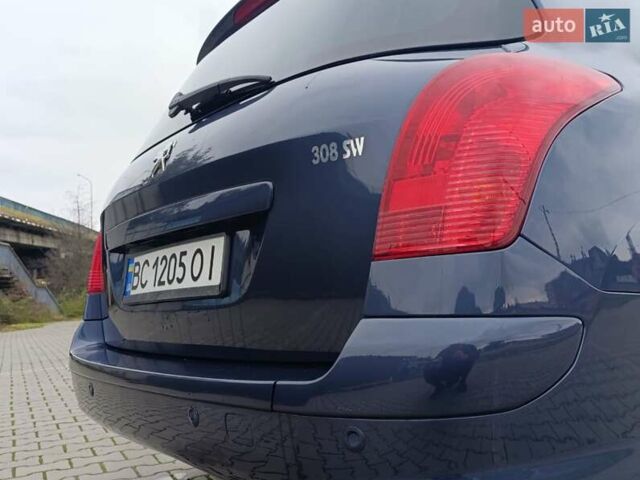 Синий Пежо 308, объемом двигателя 1.6 л и пробегом 140 тыс. км за 5750 $, фото 9 на Automoto.ua