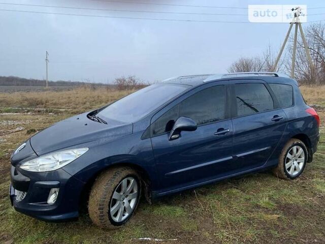 Синій Пежо 308, об'ємом двигуна 1.6 л та пробігом 209 тис. км за 6100 $, фото 1 на Automoto.ua