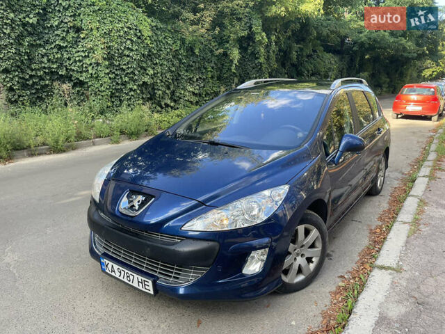 Синий Пежо 308, объемом двигателя 1.6 л и пробегом 239 тыс. км за 5000 $, фото 1 на Automoto.ua