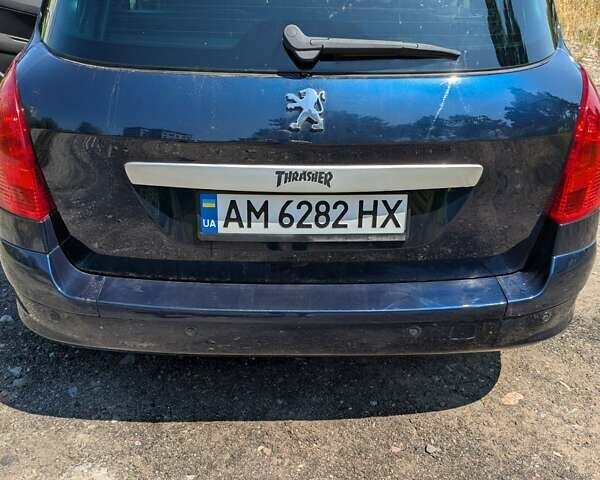 Синий Пежо 308, объемом двигателя 1.6 л и пробегом 245 тыс. км за 4950 $, фото 7 на Automoto.ua