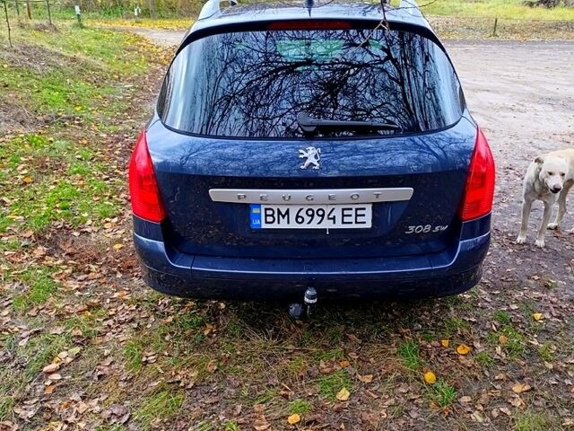 Синий Пежо 308, объемом двигателя 1.6 л и пробегом 280 тыс. км за 5700 $, фото 3 на Automoto.ua
