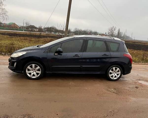 Синій Пежо 308, об'ємом двигуна 1.6 л та пробігом 320 тис. км за 4500 $, фото 2 на Automoto.ua