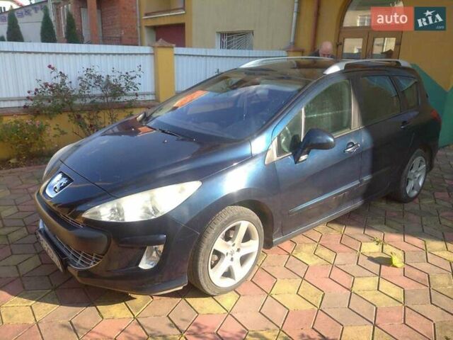 Синий Пежо 308, объемом двигателя 1.6 л и пробегом 167 тыс. км за 5450 $, фото 7 на Automoto.ua