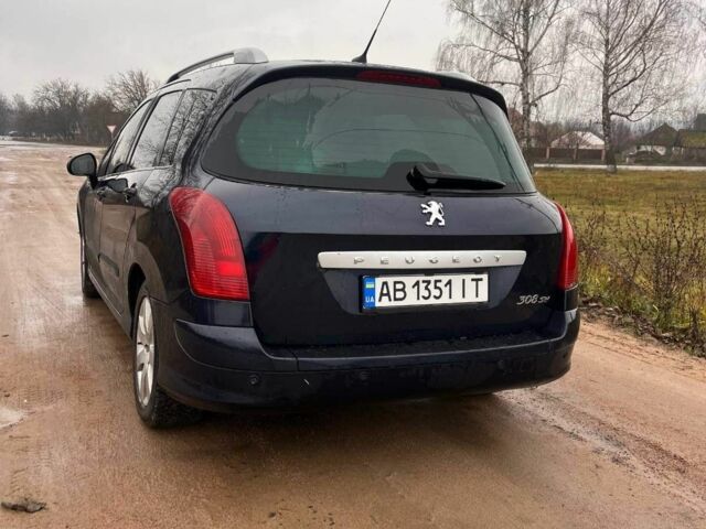 Синий Пежо 308, объемом двигателя 1.6 л и пробегом 320 тыс. км за 5000 $, фото 5 на Automoto.ua