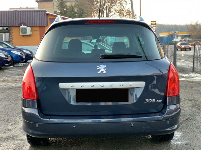 Синій Пежо 308, об'ємом двигуна 1.6 л та пробігом 133 тис. км за 5555 $, фото 9 на Automoto.ua