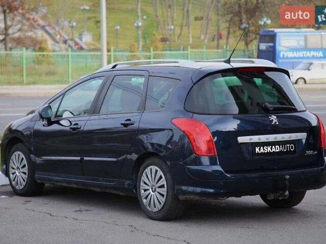 Синий Пежо 308, объемом двигателя 1.6 л и пробегом 250 тыс. км за 6000 $, фото 3 на Automoto.ua