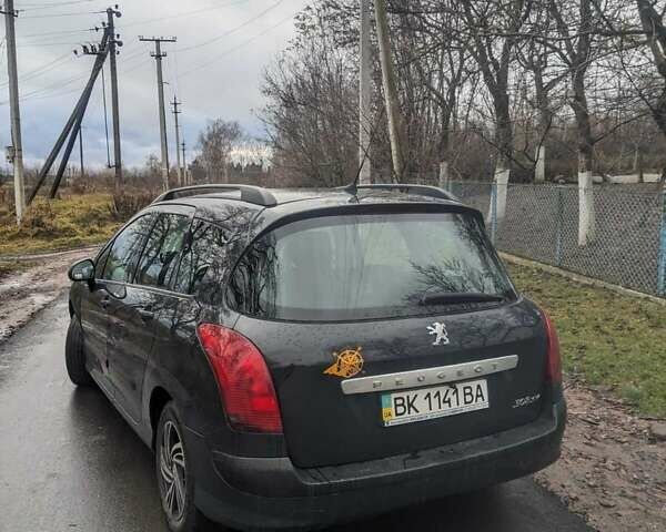 Синій Пежо 308, об'ємом двигуна 1.56 л та пробігом 139 тис. км за 6200 $, фото 1 на Automoto.ua