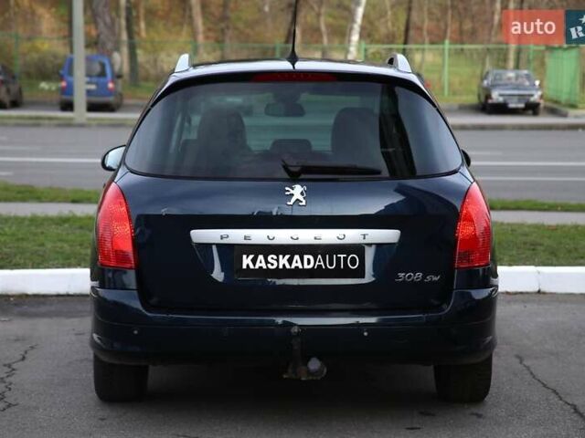 Синий Пежо 308, объемом двигателя 1.6 л и пробегом 250 тыс. км за 6000 $, фото 4 на Automoto.ua