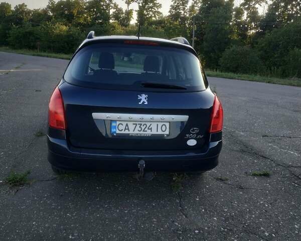 Синий Пежо 308, объемом двигателя 1.6 л и пробегом 178 тыс. км за 7000 $, фото 3 на Automoto.ua
