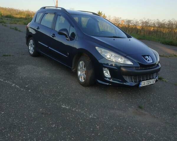 Синий Пежо 308, объемом двигателя 1.6 л и пробегом 178 тыс. км за 7000 $, фото 1 на Automoto.ua