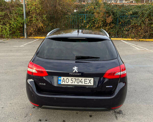 Синий Пежо 308, объемом двигателя 1.56 л и пробегом 236 тыс. км за 7900 $, фото 7 на Automoto.ua
