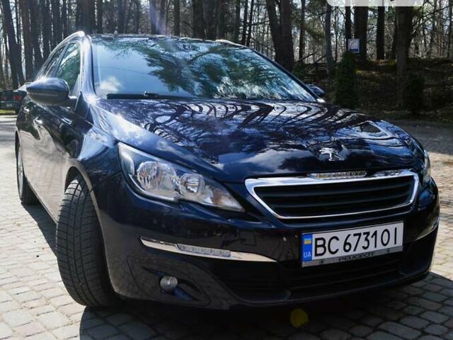 Синій Пежо 308, об'ємом двигуна 1.56 л та пробігом 240 тис. км за 8100 $, фото 2 на Automoto.ua