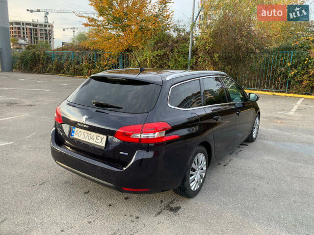 Синий Пежо 308, объемом двигателя 1.56 л и пробегом 236 тыс. км за 7900 $, фото 8 на Automoto.ua