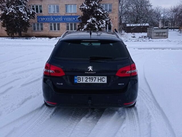Синий Пежо 308, объемом двигателя 1.6 л и пробегом 255 тыс. км за 9100 $, фото 4 на Automoto.ua