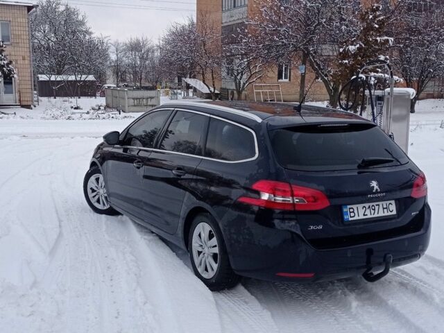 Синий Пежо 308, объемом двигателя 1.6 л и пробегом 255 тыс. км за 9100 $, фото 5 на Automoto.ua