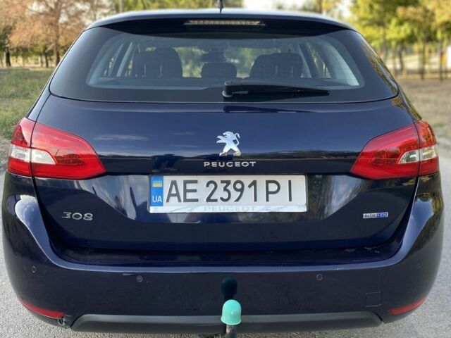 Синий Пежо 308, объемом двигателя 1.6 л и пробегом 285 тыс. км за 7300 $, фото 6 на Automoto.ua