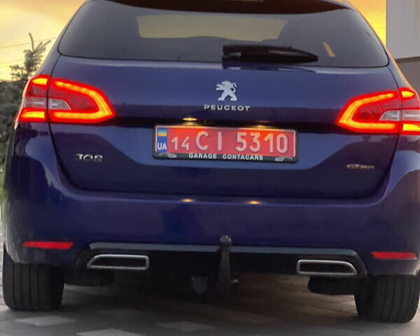 Синий Пежо 308, объемом двигателя 1.6 л и пробегом 185 тыс. км за 10999 $, фото 48 на Automoto.ua