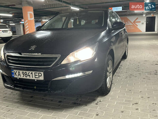 Синий Пежо 308, объемом двигателя 1.56 л и пробегом 256 тыс. км за 5950 $, фото 14 на Automoto.ua