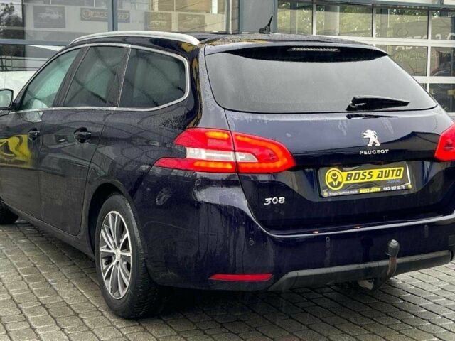 Синий Пежо 308, объемом двигателя 1.6 л и пробегом 221 тыс. км за 11000 $, фото 4 на Automoto.ua