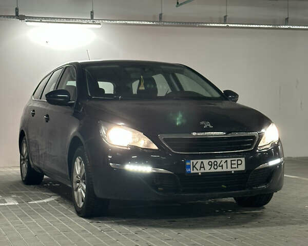 Синий Пежо 308, объемом двигателя 1.56 л и пробегом 256 тыс. км за 5950 $, фото 1 на Automoto.ua