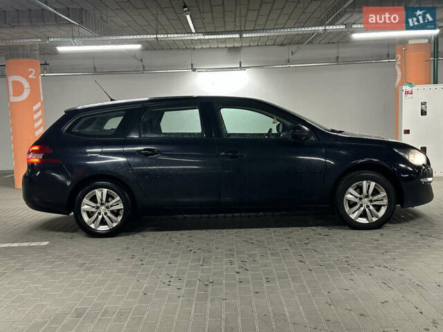 Синий Пежо 308, объемом двигателя 1.56 л и пробегом 256 тыс. км за 5950 $, фото 4 на Automoto.ua