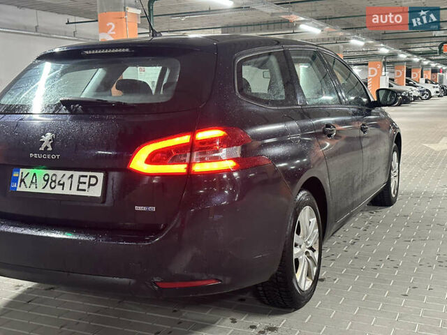 Синий Пежо 308, объемом двигателя 1.56 л и пробегом 256 тыс. км за 5950 $, фото 12 на Automoto.ua