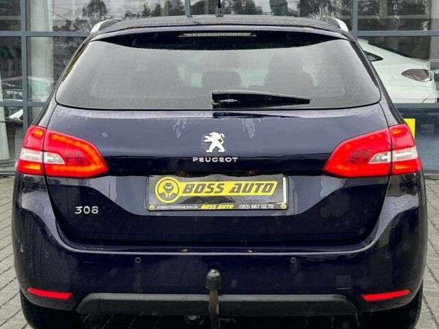 Синий Пежо 308, объемом двигателя 1.6 л и пробегом 221 тыс. км за 11000 $, фото 5 на Automoto.ua