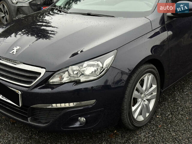 Синій Пежо 308, об'ємом двигуна 1.56 л та пробігом 196 тис. км за 9500 $, фото 2 на Automoto.ua