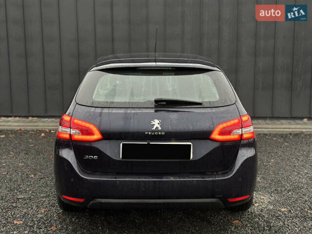 Синій Пежо 308, об'ємом двигуна 1.56 л та пробігом 196 тис. км за 9500 $, фото 8 на Automoto.ua