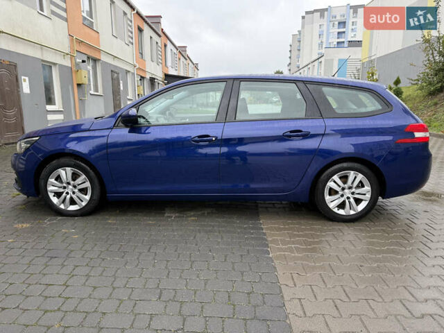 Синий Пежо 308, объемом двигателя 1.5 л и пробегом 163 тыс. км за 12900 $, фото 15 на Automoto.ua