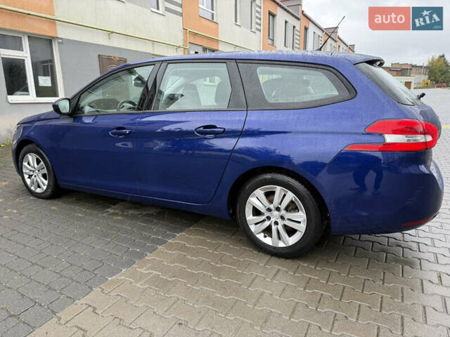 Синий Пежо 308, объемом двигателя 1.5 л и пробегом 163 тыс. км за 12800 $, фото 14 на Automoto.ua