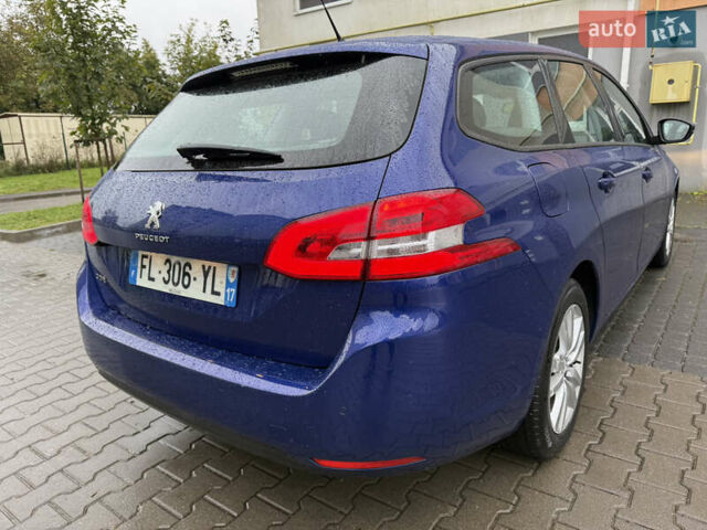 Синий Пежо 308, объемом двигателя 1.5 л и пробегом 163 тыс. км за 12800 $, фото 11 на Automoto.ua