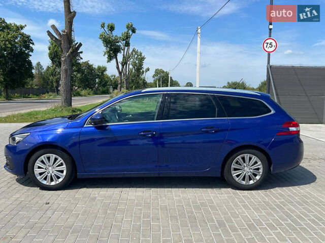 Синий Пежо 308, объемом двигателя 1.5 л и пробегом 216 тыс. км за 13500 $, фото 1 на Automoto.ua