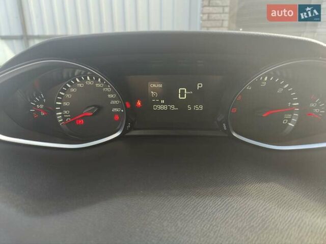 Синий Пежо 308, объемом двигателя 1.5 л и пробегом 98 тыс. км за 15000 $, фото 16 на Automoto.ua