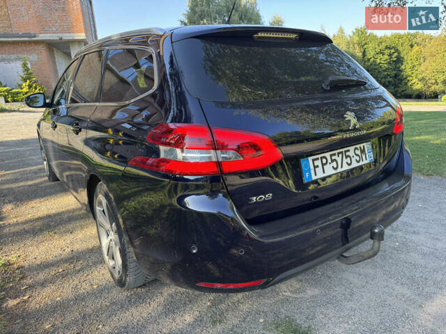 Синий Пежо 308, объемом двигателя 1.5 л и пробегом 142 тыс. км за 14300 $, фото 23 на Automoto.ua