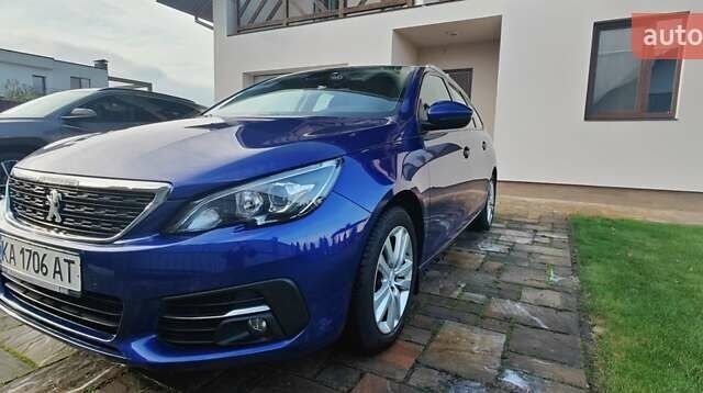 Синий Пежо 308, объемом двигателя 1.5 л и пробегом 98 тыс. км за 15000 $, фото 5 на Automoto.ua