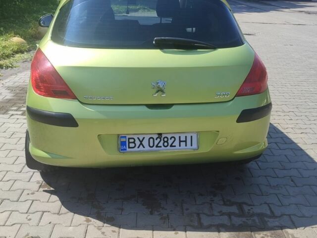 Зеленый Пежо 308, объемом двигателя 1.6 л и пробегом 80 тыс. км за 5500 $, фото 8 на Automoto.ua