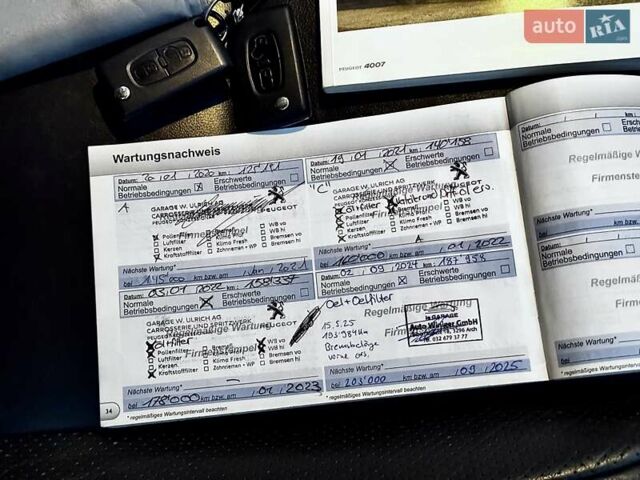 Белый Пежо 4007, объемом двигателя 2.2 л и пробегом 197 тыс. км за 11499 $, фото 34 на Automoto.ua