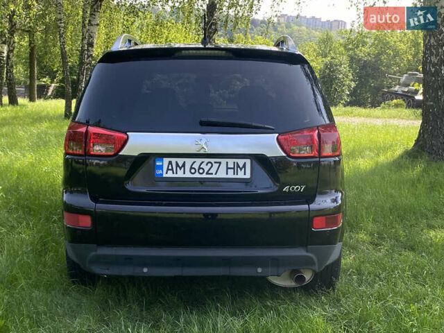 Черный Пежо 4007, объемом двигателя 2.4 л и пробегом 329 тыс. км за 7699 $, фото 6 на Automoto.ua